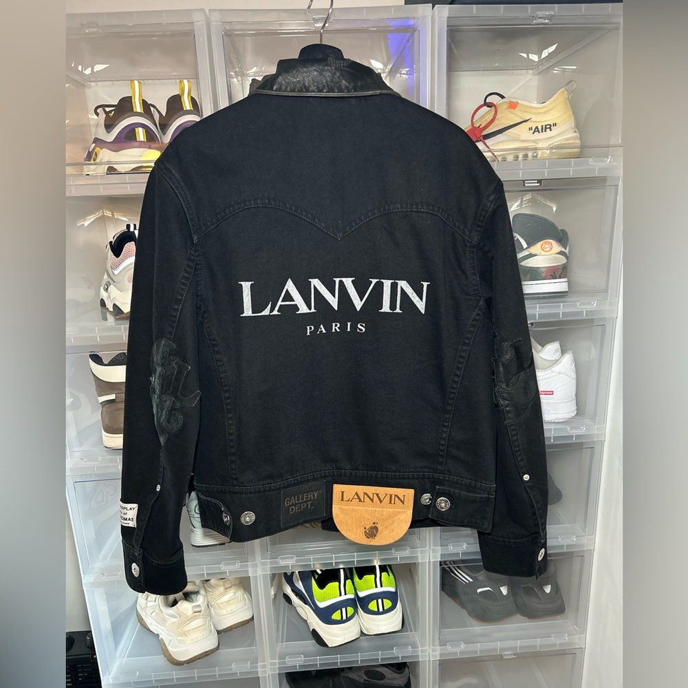 Lanvin x Gallery dept Denim Jacket with Paint Marks